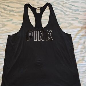 PINK Victoria's Secret Black Women's Tank Top